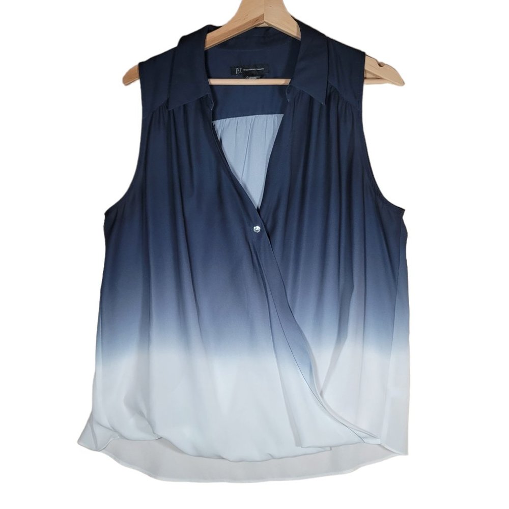 INC International Concepts Ombre Sleeveless Blouse Women's 14